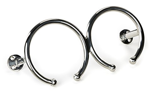 Whitecap Industries S-3517 Whitecap Double Top Mount Ss Cup Holder - Base Mount