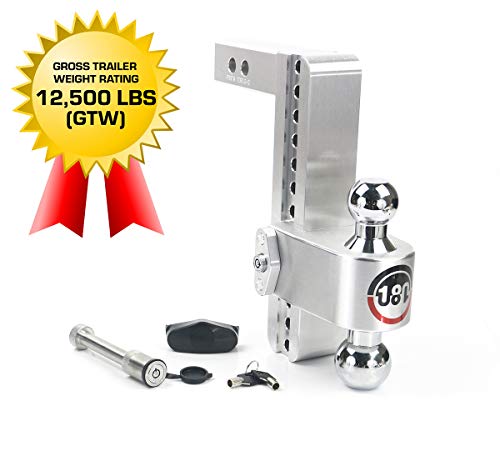 Picture of Weigh Safe CTB10-2-KA Adjustable Ball Mount 10" Drop Hitch 2" Receiver