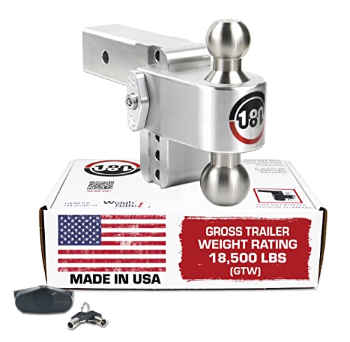 Picture of Weigh Safe LTB4-2.5 Turnover Ball Hitch Drop Shank GTWR - 180 4 2.5 8K/14.5K