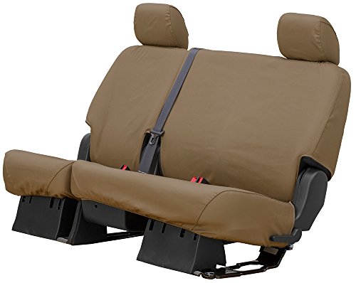 Picture of Covercraft SS8449PCTP Polycotton SeatSaver Custom Second Row Seat Cover Taupe