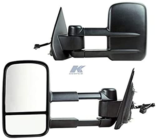 Picture of K-Source 6214748G Snap-On Towing Mirror for GMC Sierra - Silver