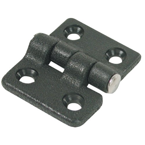 Whitecap Industries S3034C Black Nylon Butt Hinge 1-1/2" x 1-3/8"