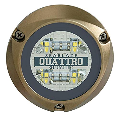 Lumitec 101511 Seablaze Quattro Underwater LED Light White/Blue Cross Fade
