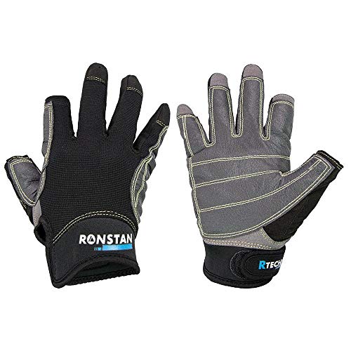 Ronstan CL740S Sticky Race Glove 3-Finger Black Small