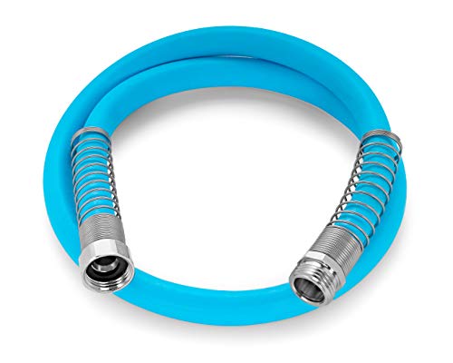 Camco 22590 EvoFlex 4-Foot Drinking Water Hose 5/8-Inch ID Blue