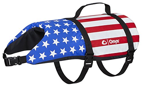 Kent Sporting Goods 157000-999-010-19 Nylon Pet Life Vest Stars & Stripes Extra Small 8-15 lbs