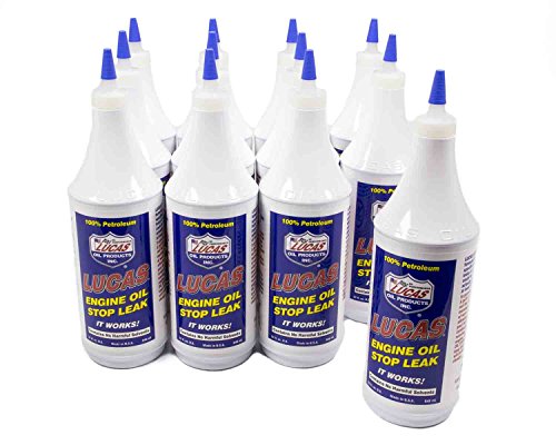 Picture of Lucas Oil 10278-12 Engine Oil Stop Leak - 12 Pack Case of 1 Quart Bottles