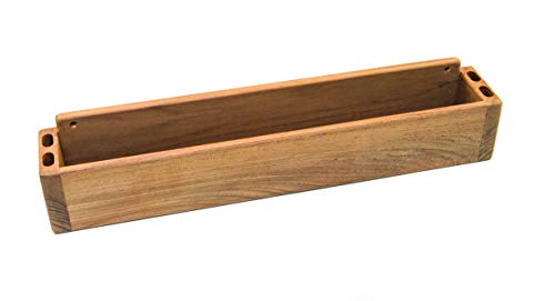 Whitecap Industries 62530 Teak Navigation Tray for Marine Chart Storage