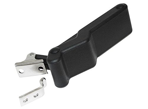 Southco C7-10 Concealed Soft Draw Latch Black Rubber Stainless Steel