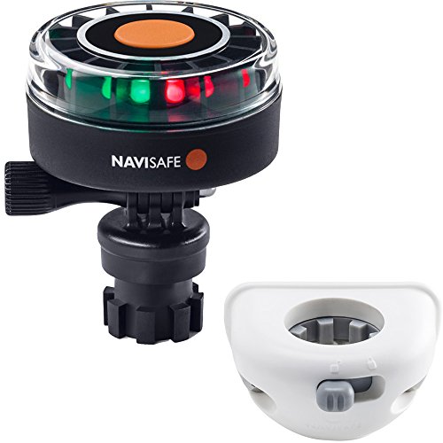 Navisafe 340KIT6 Tricolor 2NM LED Navigation Light Kit with Vertical Mount - White