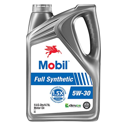 Picture of Mobil 125198 Full Synthetic Motor Oil 5W-30 5 Quart