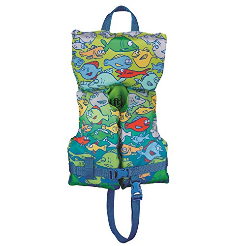 Kent Sporting Goods 104200-500-000-15 Full Throttle Character Life Vest Infant Child Fish Design