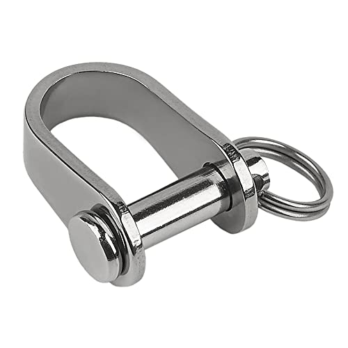 Schaefer Marine 93-33 Stamped D Shackle 1/4 Inch Stainless Steel