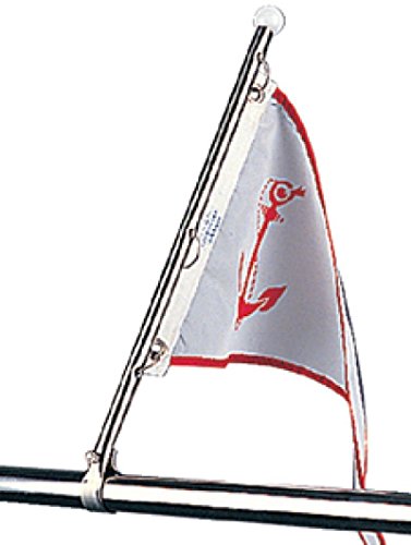 Sea-Dog Line 328115-1 Pulpit Flag Pole for 7/8" and 1" Rail Tubing