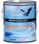 Seahawk Paints 1202-1/PT Biocop TF Antifouling Bottom Paint Light Blue Pint