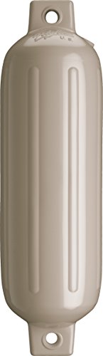Polyform G-1-SANDWO G-1 Twin Eye Boat Fender 3.5" x 12.8" Sand