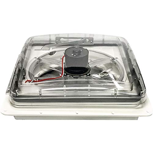 Heng's SV0112G4 Zephyr Power Roof Vent with Fan 12V Clear Lid