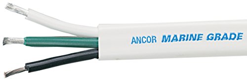 Anco Wiper Blades 130710 Ancor White Triplex Cable 100' 6/3 White, Black, Green