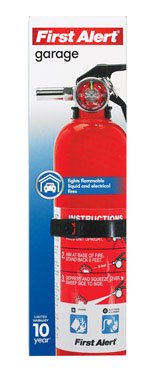 BRK Electronics GARAGE10 10-B:C Fire Extinguisher 2.5 lb with Mounting Bracket
