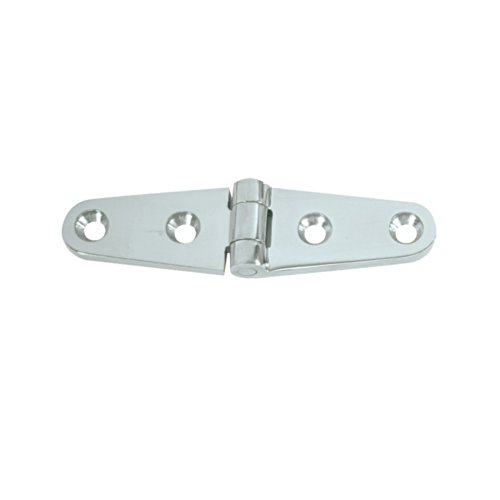 Whitecap Industries 6025 Strap Hinge 4" x 1" 316 Stainless Steel