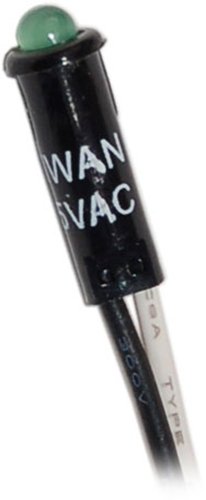 Blue Sea Systems 8034BSS LED Indicator Light Green 120VAC Panel Mount