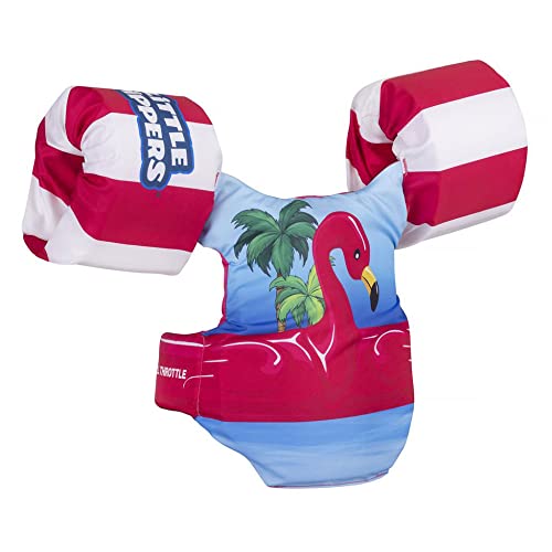 Full Throttle 104400-105-001-22 Little Dippers Child Life Vest Flamingo