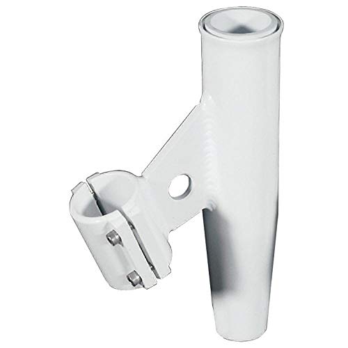 Picture of Lee'S Tackle RA5005WH Clamp-On Rod Holder Aluminum Vertical Mount Pipe - White 2.375