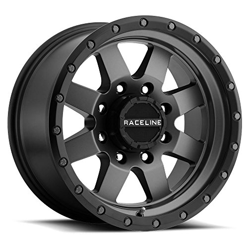 Picture of Raceline Wheels 935G-68060-00 Defender 16x8 Satin Gunmetal Wheel 6x139.7mm 0mm Offset