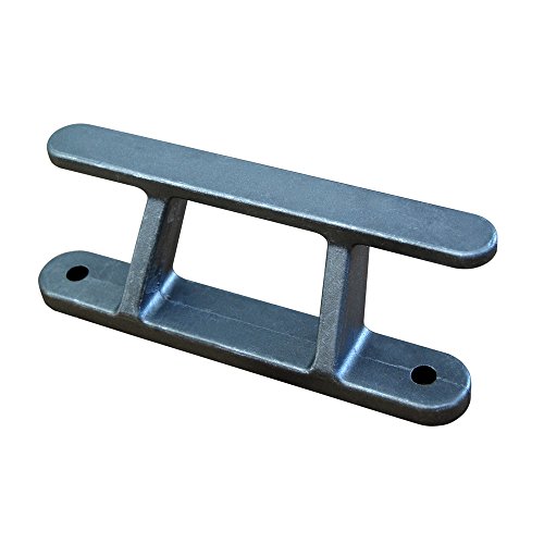 Dock Edge 2428-F Angled Rail Cleat 8" Aluminum for Dock Builders
