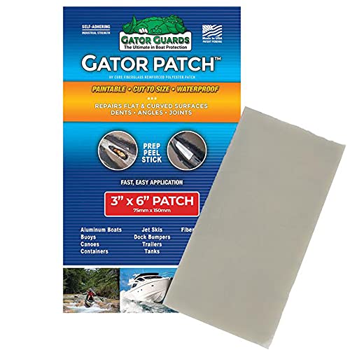 Gatorguard GP-36 Gator Patch 3" x 6" UV-Cure Fiberglass Aluminum Repair