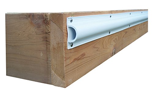 Dock Edge DE1190F Standard D Profile Dock Bumper White 16 Foot Roll