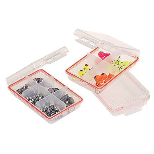 Plano 106100 Waterproof Terminal Tackle Box 3-Pack Clear