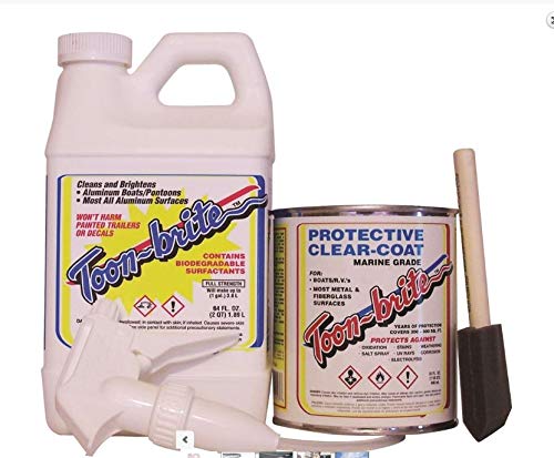 Toon-Brite BP1000 Aluminum Cleaner & Protective Clear-Coat Kit