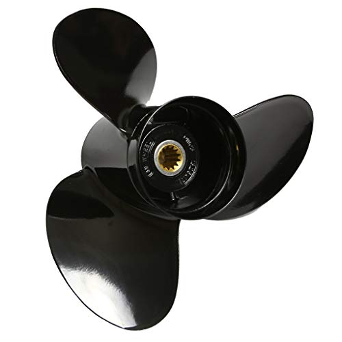 Michigan Wheel 101033 Aluminum Boat Propeller 13.25 x 17 3-Blade Black