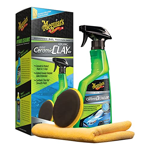 Meguiars G200200 Hybrid Ceramic Quik Clay Kit
