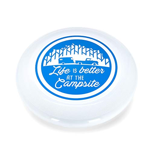 Camco 53256 Life is Better at the Campsite RV Themed Flying Disc