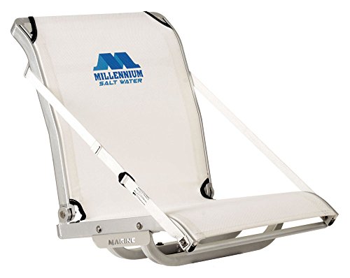 Millennium Outdoors P-100-WH Saltwater Series ComfortMax Boat Seat White