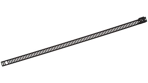 Helix Racing Products 304-0510 Ladder Type Stainless Steel Cable Ties 14 Inch Black