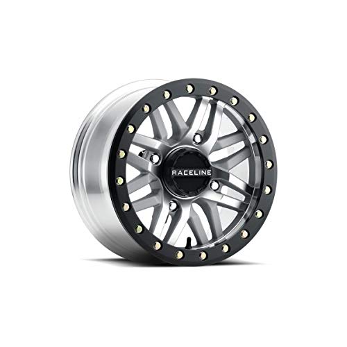 Picture of Raceline Wheels A91MA-57037+10 Ryno Beadlock Wheel 15x7 4x137 5+2 Offset Black