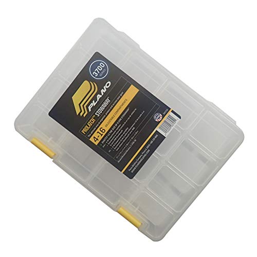 Plano 2370500 Half-Size ProLatch Stowaway Tackle Storage Box with Adjustable Dividers