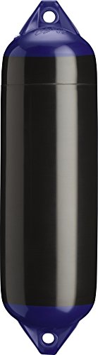 Polyform F-6-BLACK Twin Eye Fender 11" x 42" Black