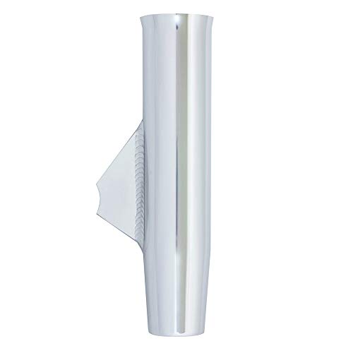 Tigress 66242 Weld-On Aluminum Flared Rod Holder with Blade 10 Inch