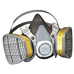 3M 5203 Half Face Disposable Respirator Medium Organic Vapor Acid Gas