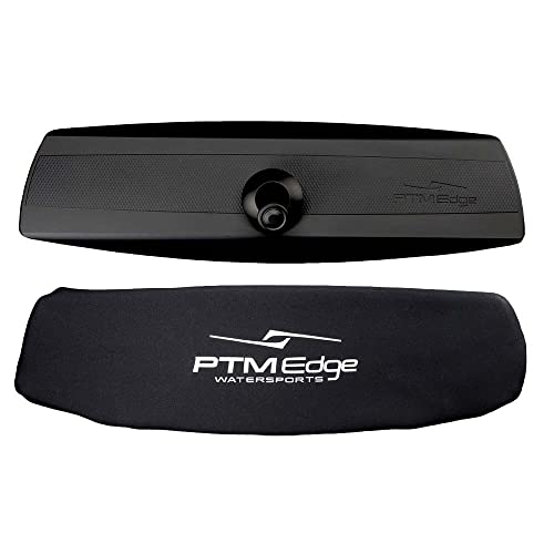 PTM Edge P12848-100BK-MS VR-140 Elite Wakeboard Tower Mirror with Cover - Black