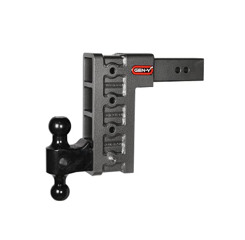Gen-Y Hitch GH-614 Mega-Duty Adjustable Ball Mount 2.5" Shank 9" Drop 21K