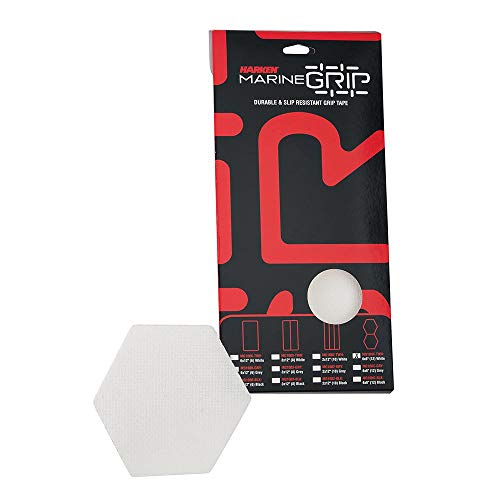 Harken MG10HC-TWH Marine Grip Tape Honeycomb Translucent White 12 Pieces