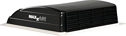 MAXXAIR VENT 0003750 Mini Vent 14x14 Inch Non-Powered RV Roof Vent Black