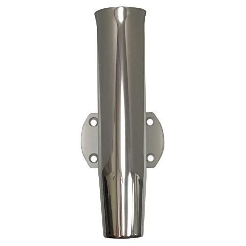 Tigress 88146 Bolt-On Transom Mount Rod Holder - 10" Polished Aluminum