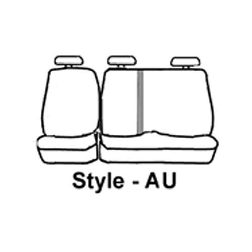 Picture of Covercraft SS8492WFGY Waterproof Polyester Seatsaver Custom Second Row Seat Covers Grey