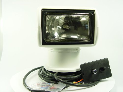 Jabsco 60020-0024 Marine 135sl Remote Control Marine Halogen Searchlight, 100000cp, Joystick Control, 24-Volt